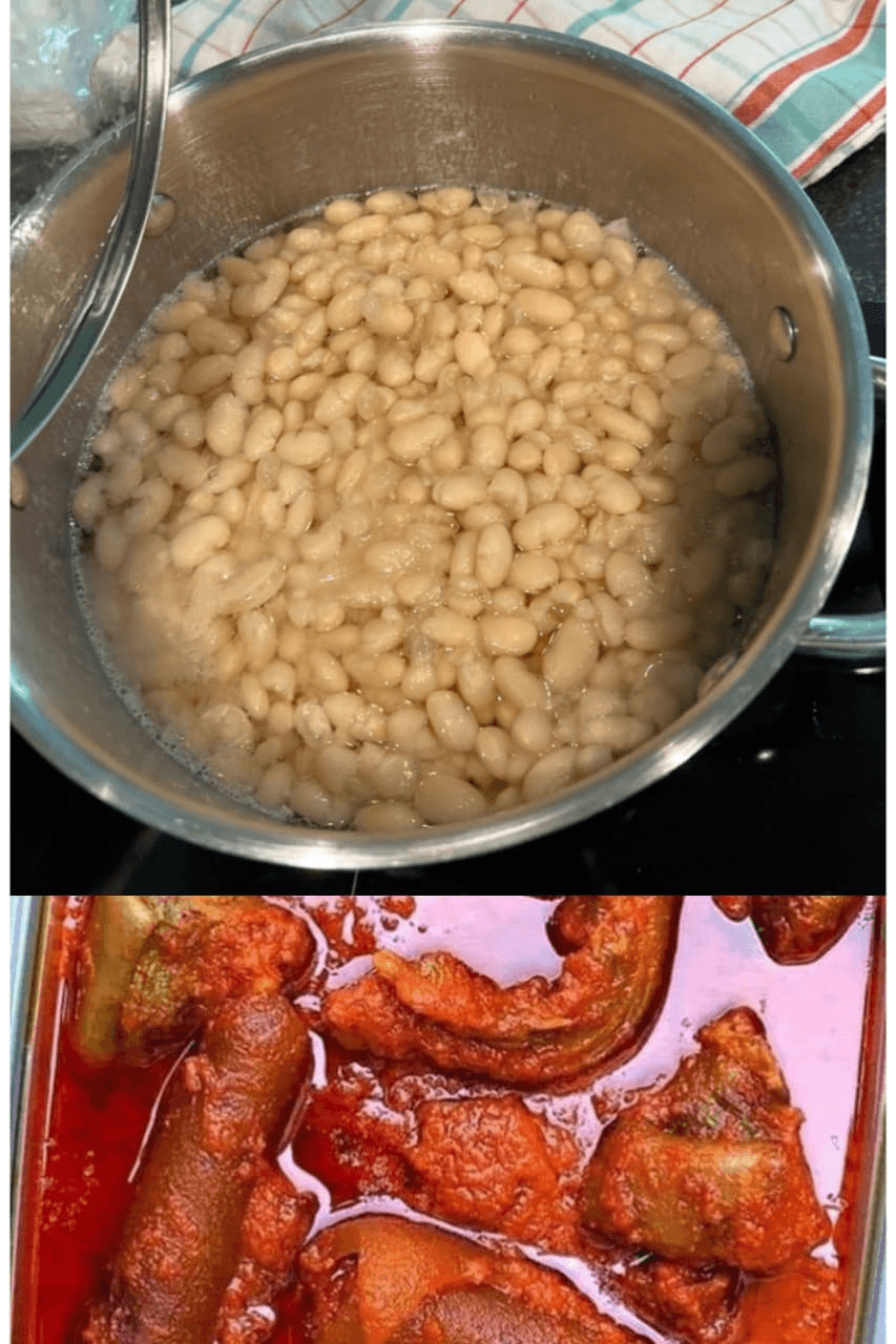 Soft Beans with Stew