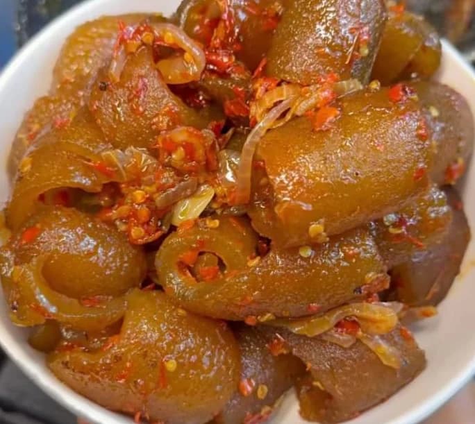 Sauteed Ponmo from the Soft Beans Palace menu