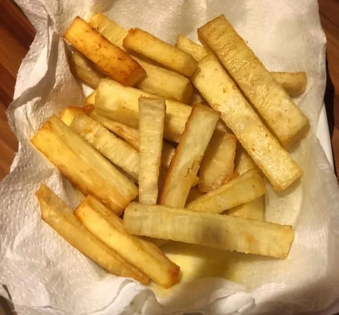 Fried Yam Strips